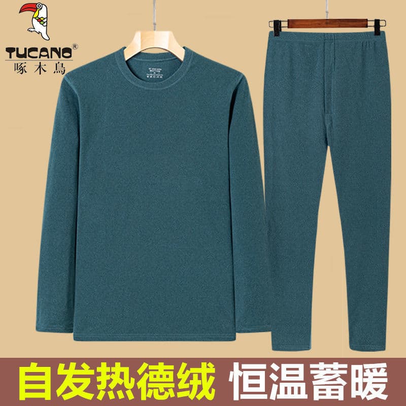 Woodpecker outono inverno roupa interior térmica masculina roupas de outono calças compridas Base de desgaste interno te