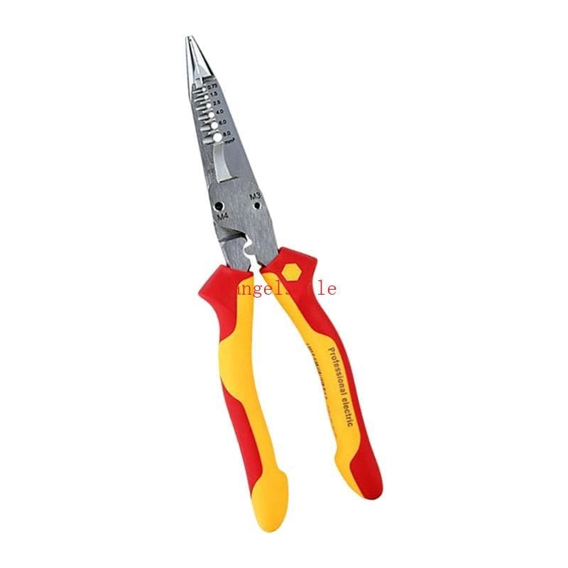 Crimper Elétrico Do Descascador Cortador Friso Corte Descascamento Fio