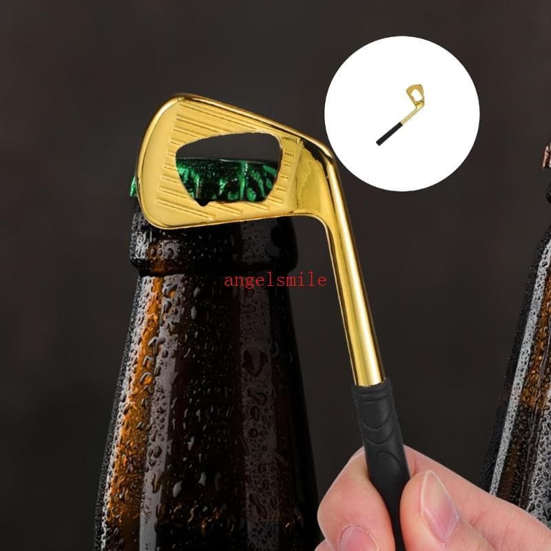 Golf Clubs Temático Abridor Garrafa Cobre Sólido Materiais À Prova Corrosão Cozinhas Pubs Ferramenta Essencial