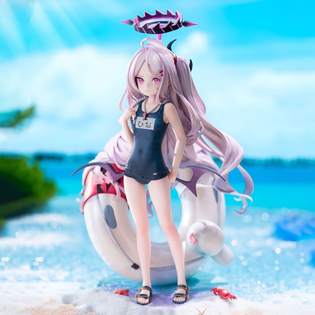 Arquivo azul Kuzaki Rina Mizu maiô figura presente boneca decoração de mesa Anime linda menina modelo
