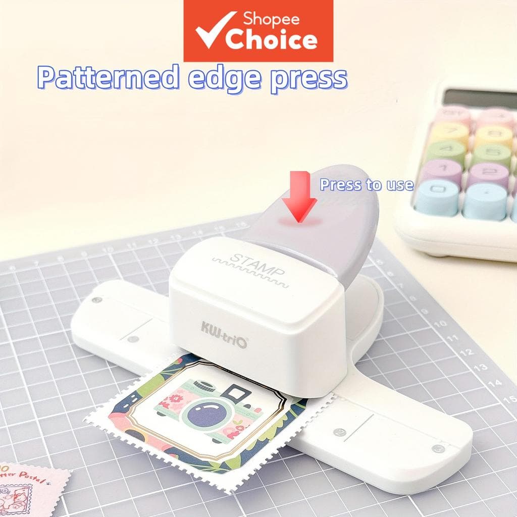 Furador de Borda KW-triO | Perfurador de Papel para Scrapbook, Diários e Cartões