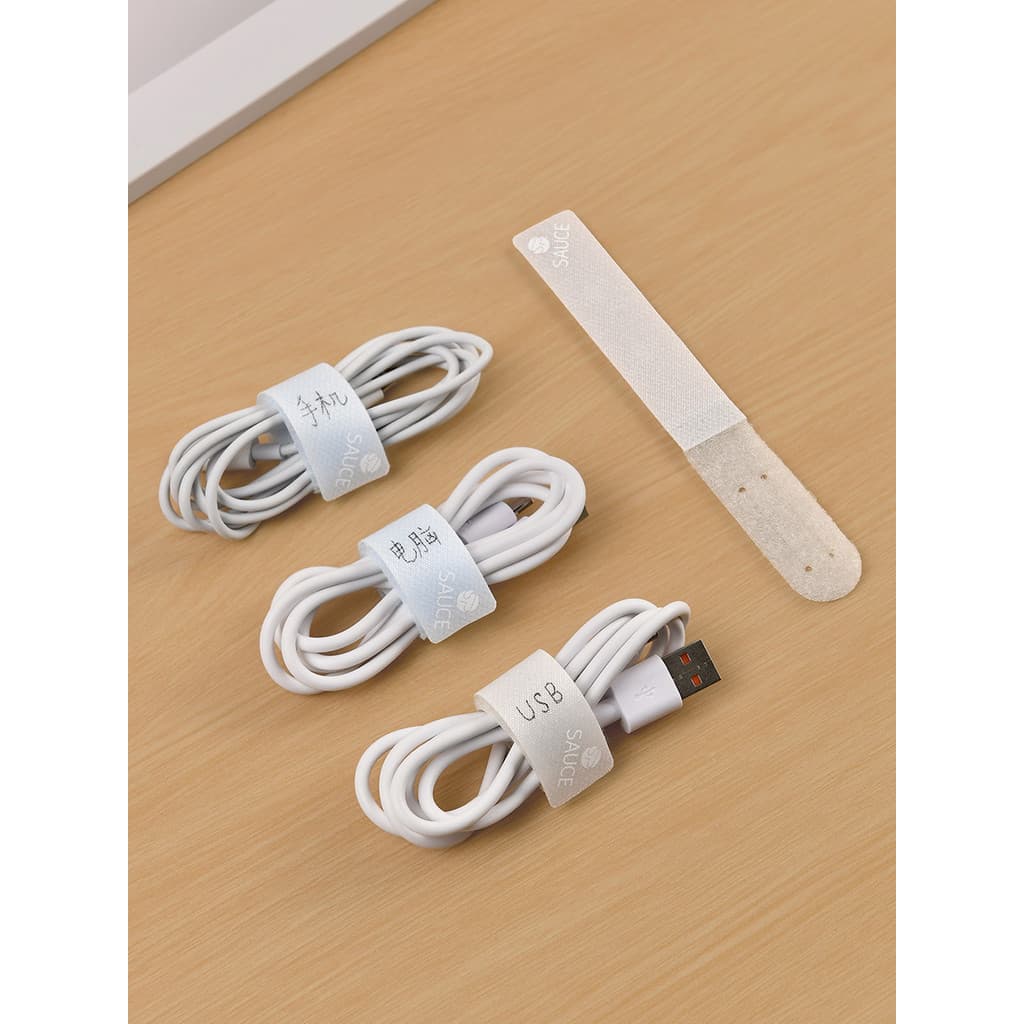 Etiqueta de classificação de armazenamento de cabo de dados, marcação manual, Velcro, pacote, cabo de carregamento, orga