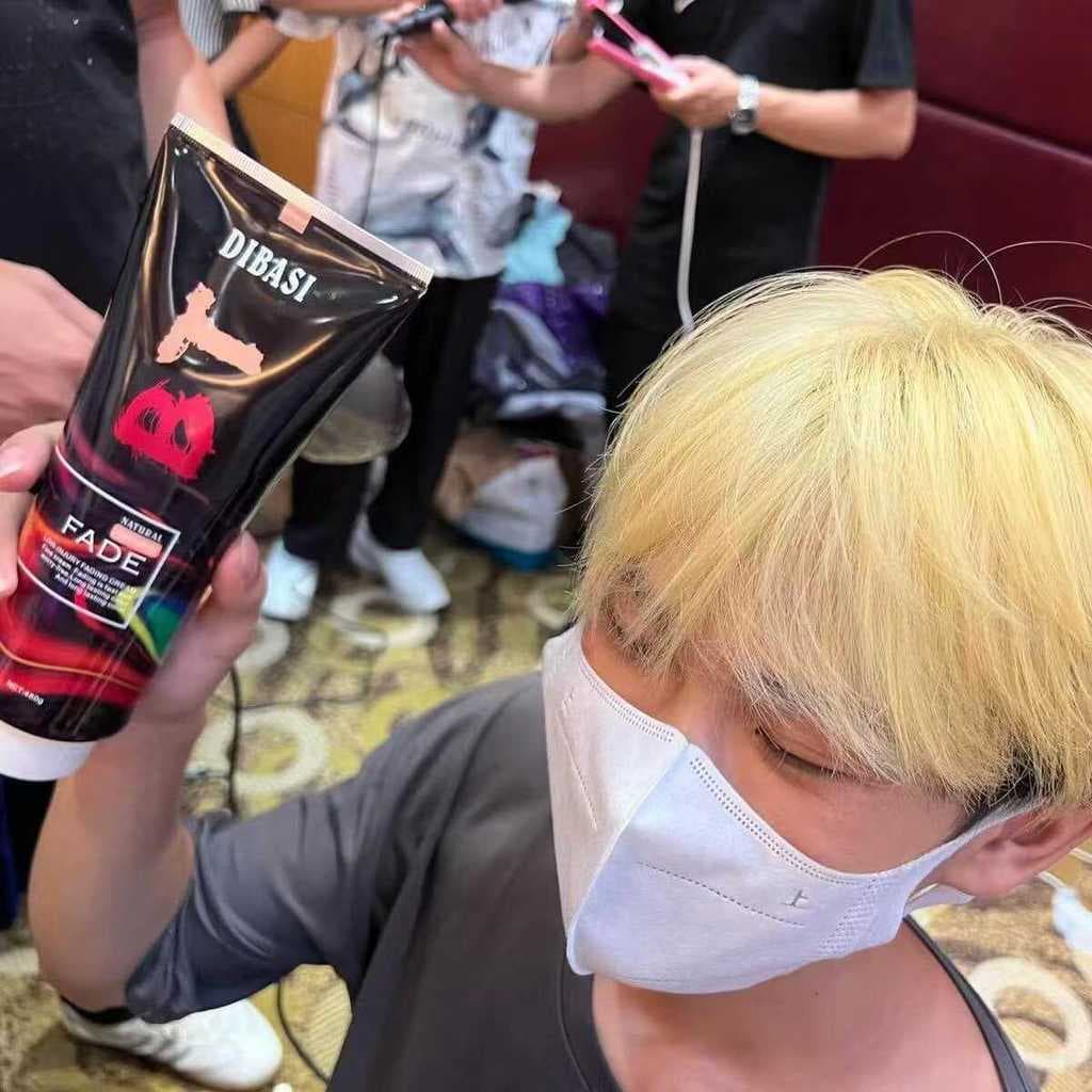 Mestre novo estilo Dibasi creme clareador ouro branco 9 graus não machuca o cabelo cabelo britânico tintura de cabelo br