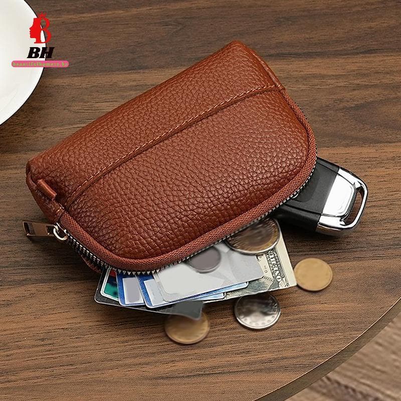 BH-TOY Bolsa De Moedas Vintage , Cor Sólida , Minimalista , Chave , Lipsti , Fone De Ouvido , Armazenamento , Diário , P