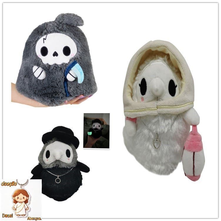 Boneca De Pelúcia Médico Da Peste Esteira Brinquedo Plataforma Corvo Halloween Luminosa