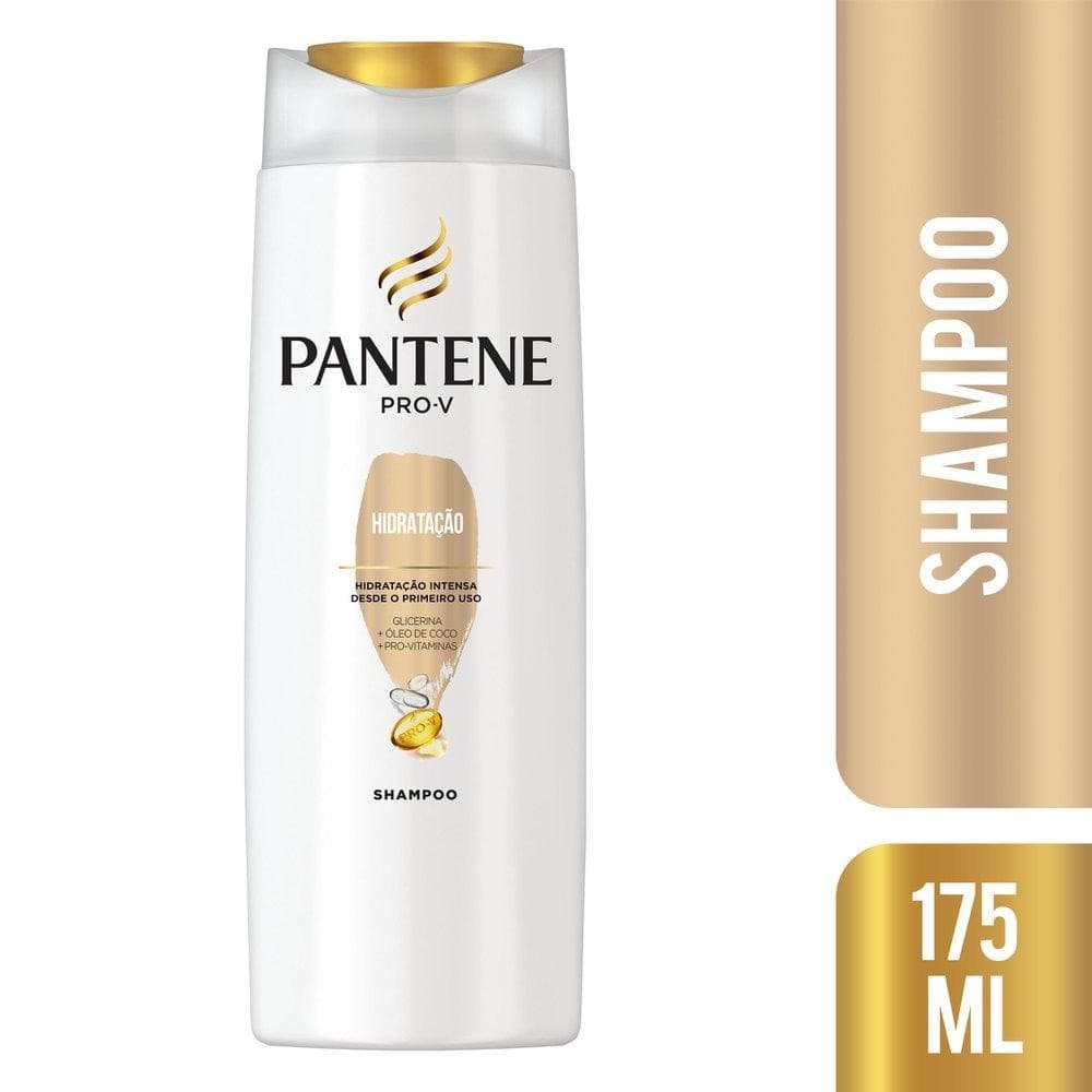 Shampoo Pantene Hidratação 175ml - Hidratação Intensa, Maciez, Brilho e Limpeza Suave dos Fios