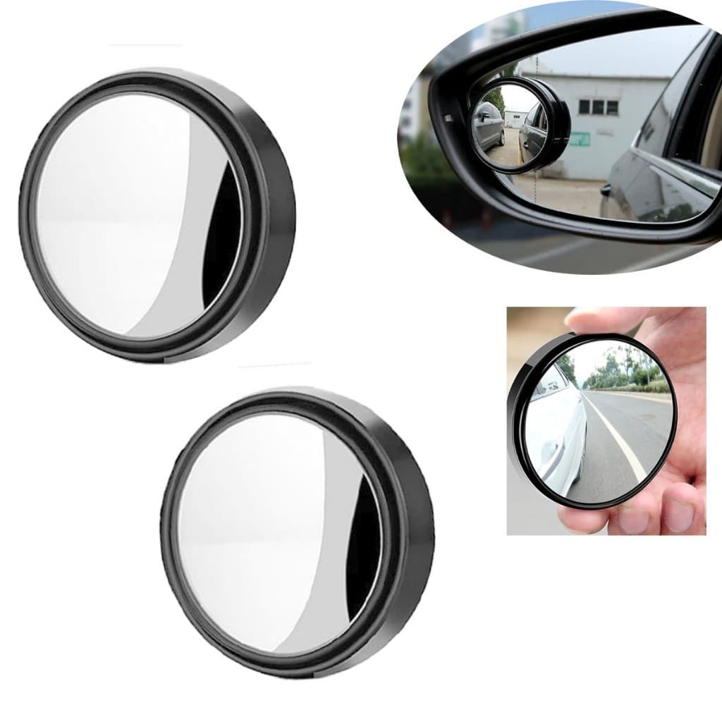 2 pçs ajustável Anti-ponto cego espelho retrovisor 360 graus ventosa tipo ponto cego refletor auxiliar
