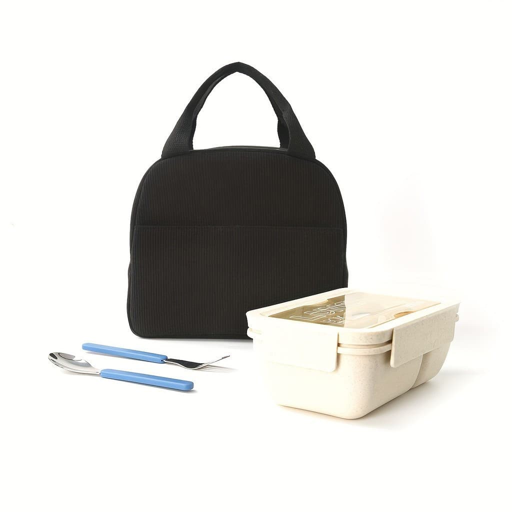 Saco lancheira portátil saco de almoço Bento estilo escolar lancheira saco de armazenamento de trabalho saco de isolamen