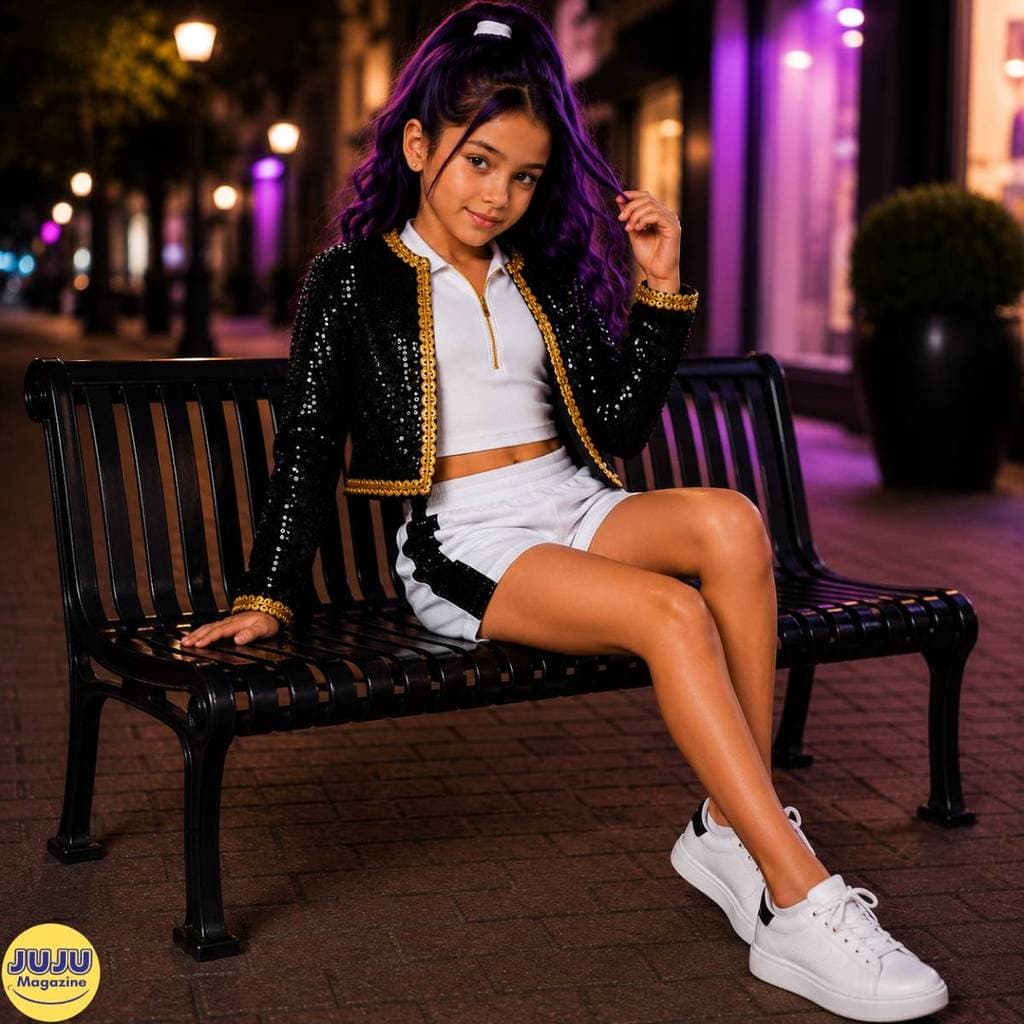 Fantasia Guerreira Kpop Palco Festa Infantil Luxo Dança Show