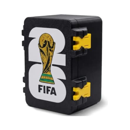Porta Figurinhas Álbum Copa do Mundo 2026 - Caixa de Figurinha - Estojo Organizador de Figurinha