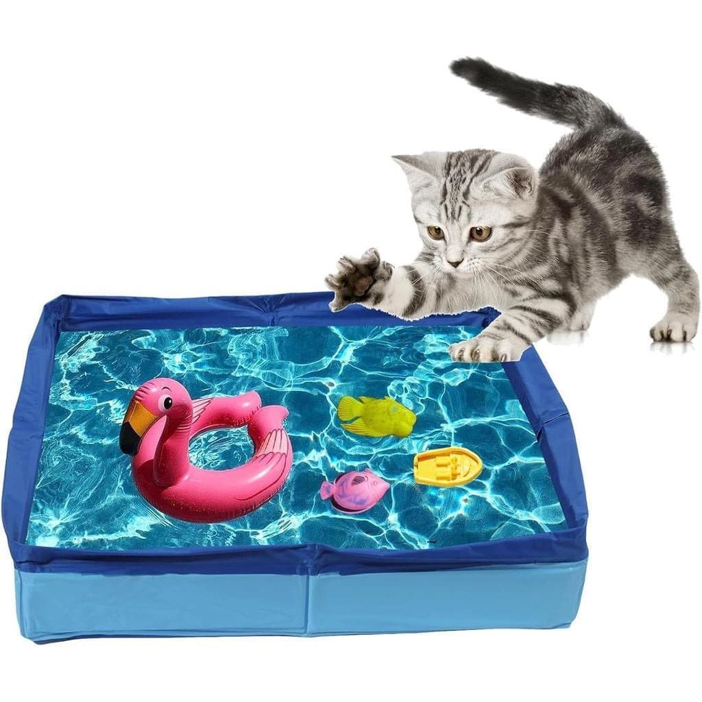 Piscina para Cães Basili, Piscina Dobrável para Cães, Piscina para Animais de Estimação, para Cães e Gatos P
