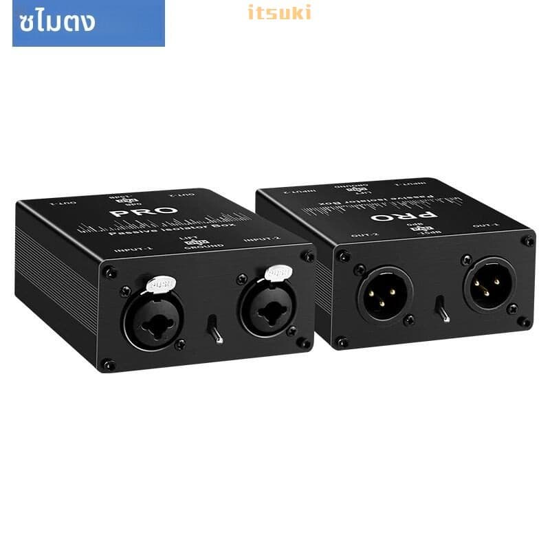 Isolador De Áudio XLR 6.5-Eliminadores De Corrente Permalloy Para Mixer De Microfone Ao Vivo