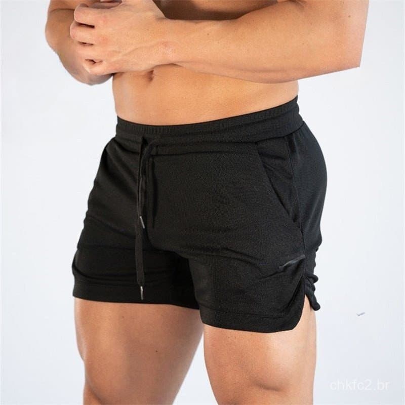 Bermuda Esportiva Masculina De Secagem Rápida Para Corrida Fitness Praia