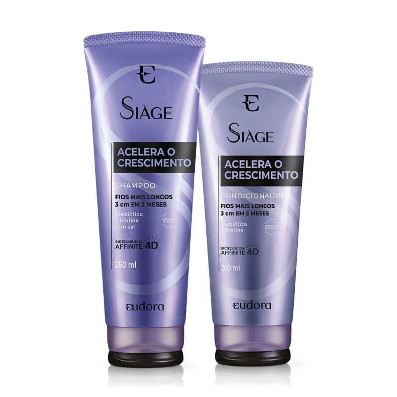 Combo Siàge Acelera o Crescimento Shampoo + Condicionador