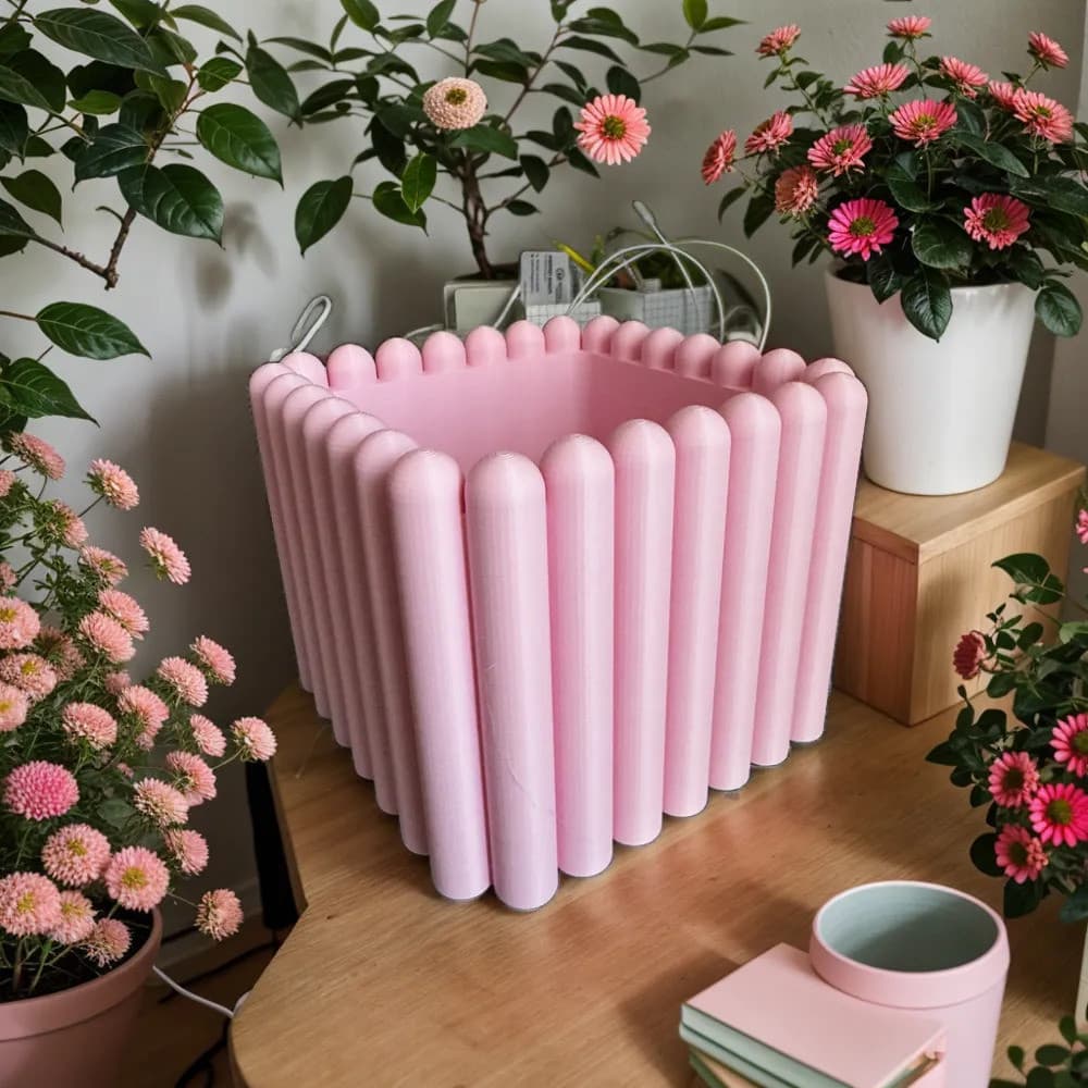 Vaso Decorativo Efeito Mármore para Plantas