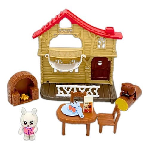 Kit Animais De Plástico Infantil 22 Peças Brinquedo Educativo Criança Zoo Safári