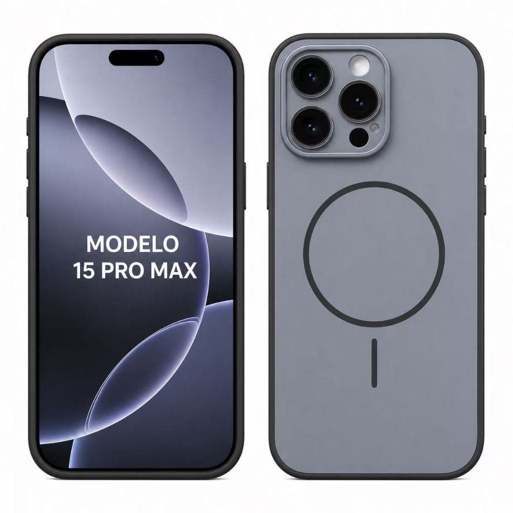 Kit Capa Capinha Anti-Impacto Premium Fosca + Película Cerâmica para iphone 15 pro max