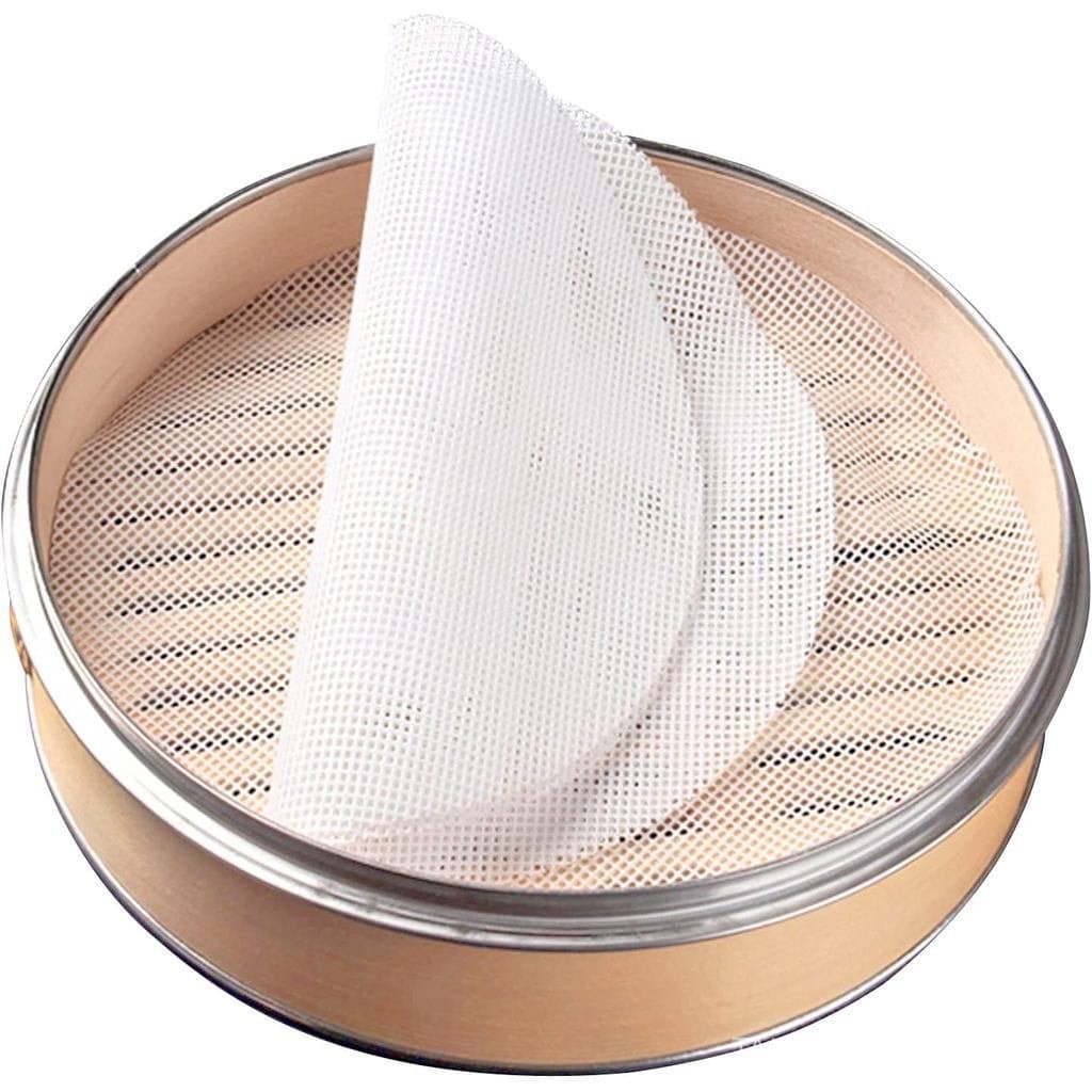 GUCUJI Forros de Silicone para Vaporizador de Bambu de 10 Polegadas - Antiaderentes, Reutilizáveis, para Pães Cozidos no