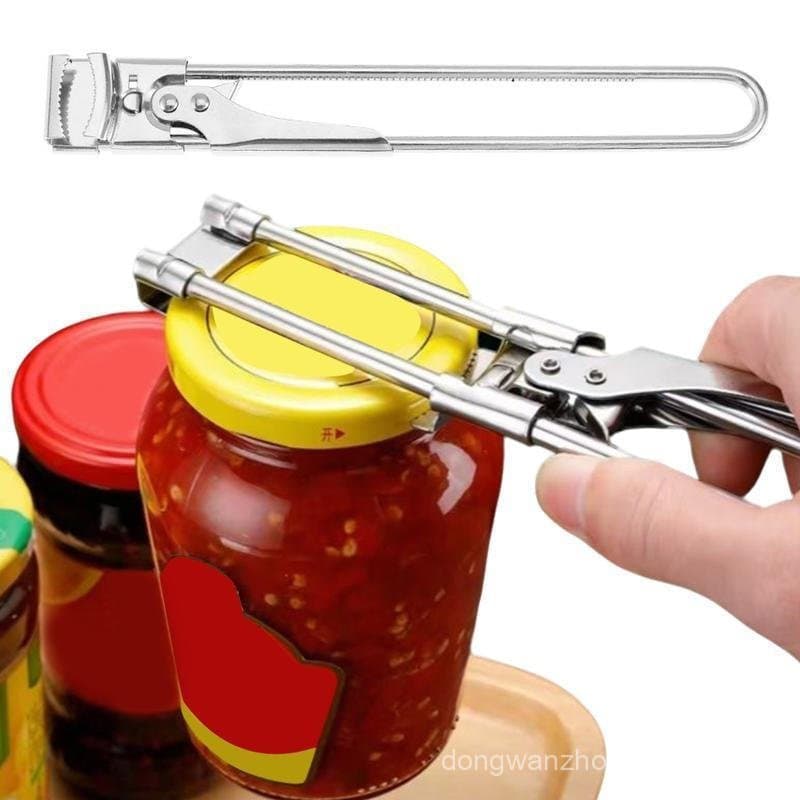 Abridor de latas adequado para pessoas com dificuldades de movimento nas mãos, abridor de latas multifuncional ajustável