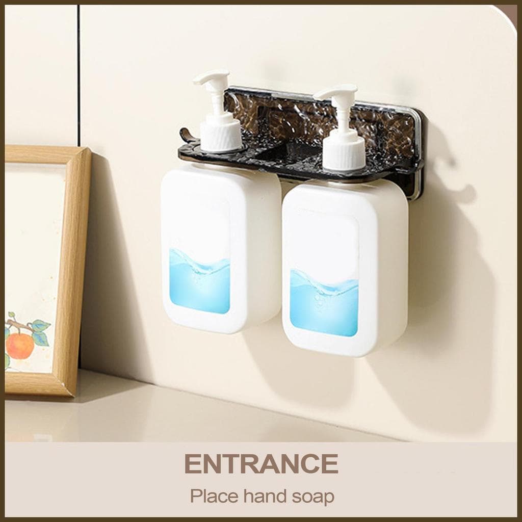 Suporte De Garrafa De Gel De Banho Sem Perfuração Armazenamento Parede Do Banheiro Shampoo Gancho Para Casa Hotel Cozinh