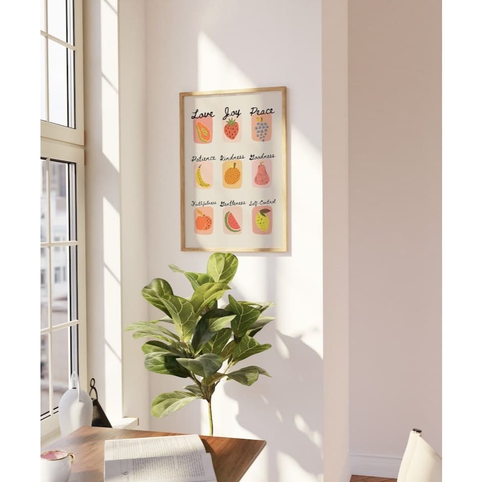 Quadro Decorativo Frutas Arte