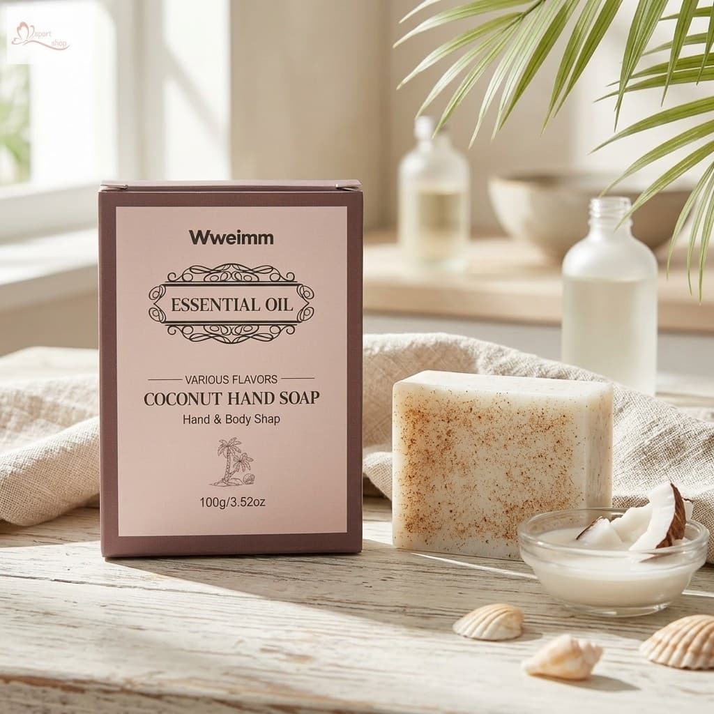 Sabonete De Leite De Coco Natural , Nutritivo Profundo , Limpeza Suave , Hidratante , Corporal Para Todos Os Tipos De Pe