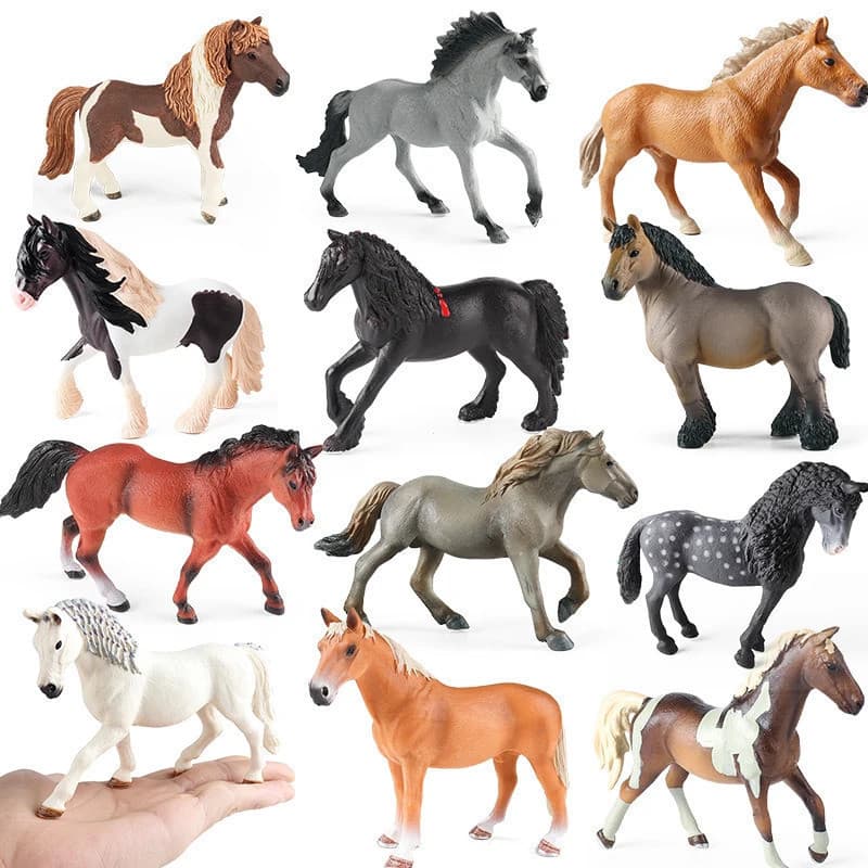 Boneca Modelo Solara Performance Equestre Cavalo Animal de Fazenda Material de PVC Sólido Decoração de Boneca Brinquedo
