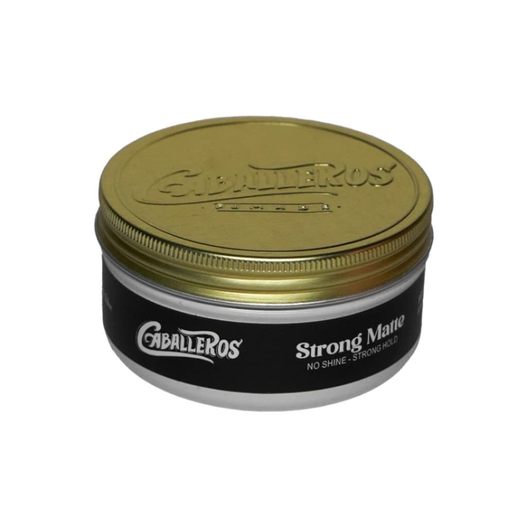Cera Strong Matte - Efeito Seco - Fixação Forte 90g Caballeros