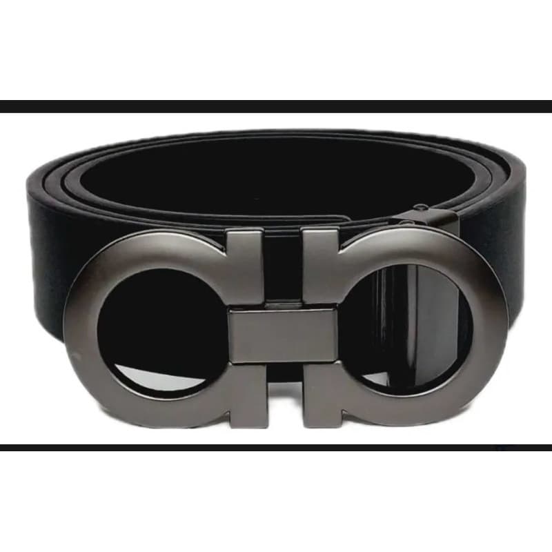 Cinto Masculino Luxo Couro Dupla face preto/marrom