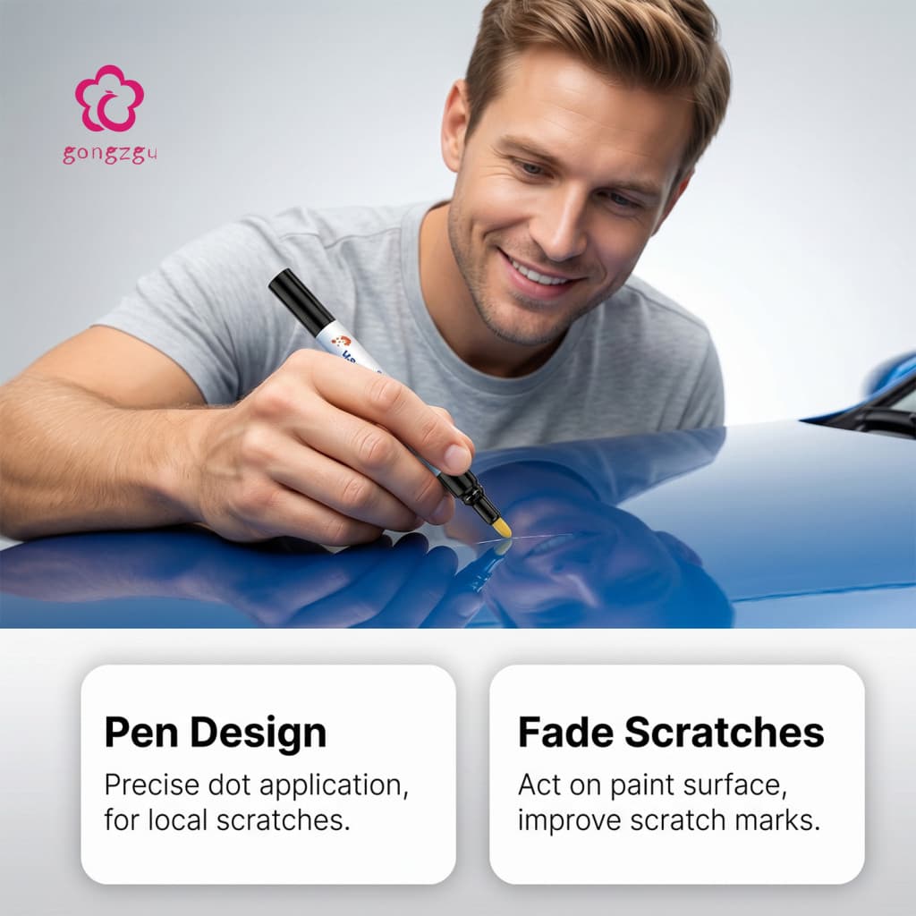 [gongzgu] Reparo Automático De Defeitos De Superfície , Caneta De Pintura Fácil De Usar Para Arranhões De Carro , Soluçã