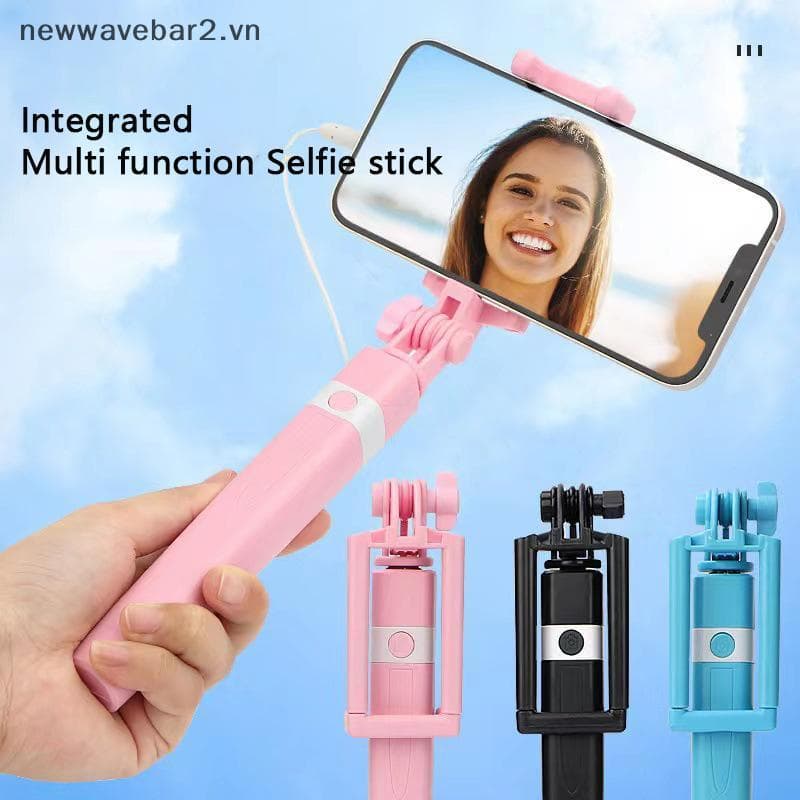 Novo Alto-Falante Selfie Sti Controlado Por Fio Adequado Tipo C Plug Mini Portátil .
