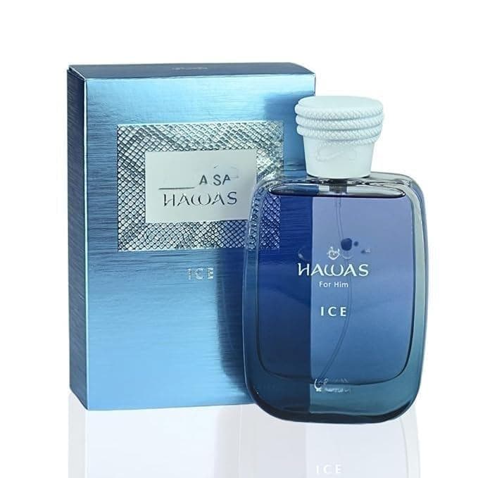 RWSEFK Hawas Ice For Him Hawas Cologne Para Homens EDP Eau De Parfum de Longa Duração, Fragrância Fresca e Masculina, 10