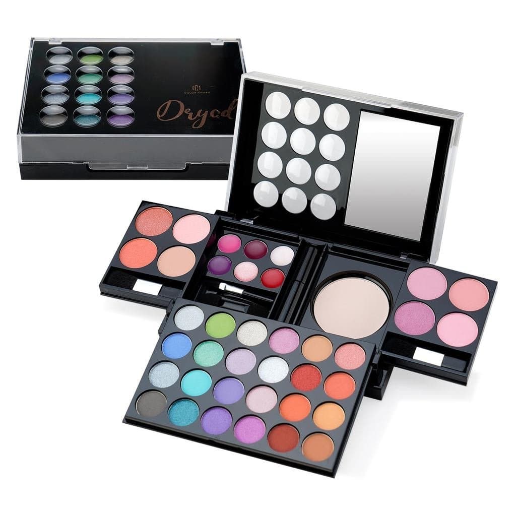 Conjunto de Paleta de Maquiagem Tudo em Um Color Nymph, Kit de Maquiagem Portátil para Viagem para Meninas com 24 Cores