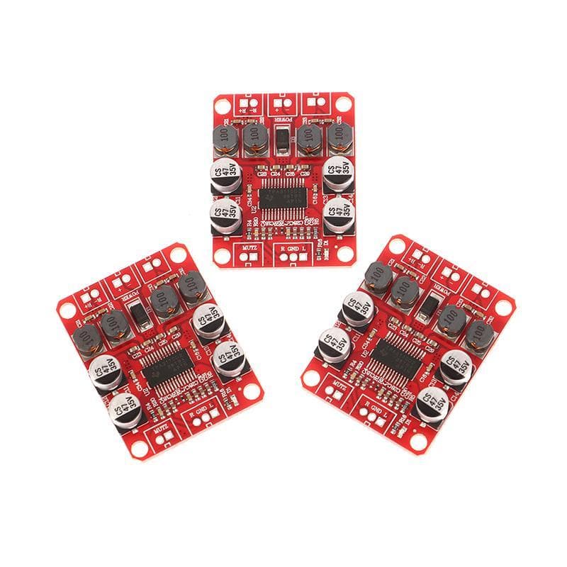 Módulo Amplificador De Potência Digital DC 12V TPA3110 TPA3110D2 2x15W Canal Duplo Estéreo DIY Alto-Falante Design Eletr