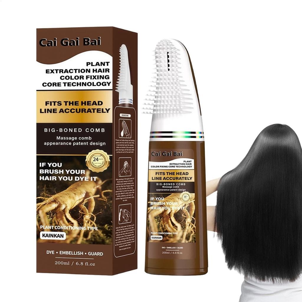 Cobertura Cinza Retoque Cor De Tintura De Cabelo Original Com Pente De Longa Duração Para Salão De Beleza Doméstico Fest