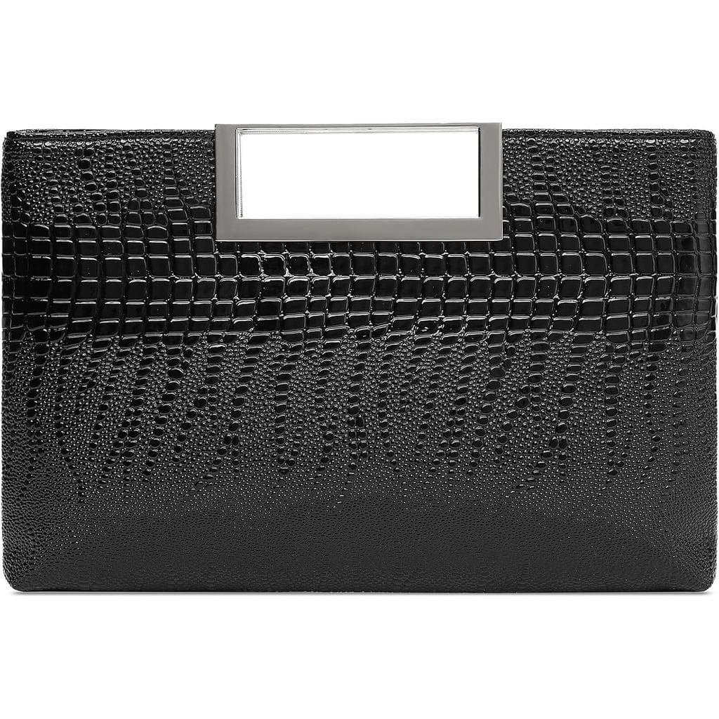 Bolsa de Mão em Couro Vegano para Mulheres, Clutch Elegante para Eventos Formais, Casamentos, Bailes e Coquetéis XZGS