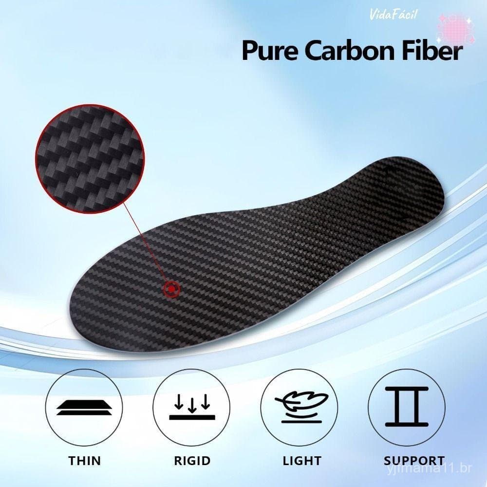 Palmilhas perfumadas de fibra de carbono, 1 par, placa rígida, almofadas de extensão para os pés, palmilhas.