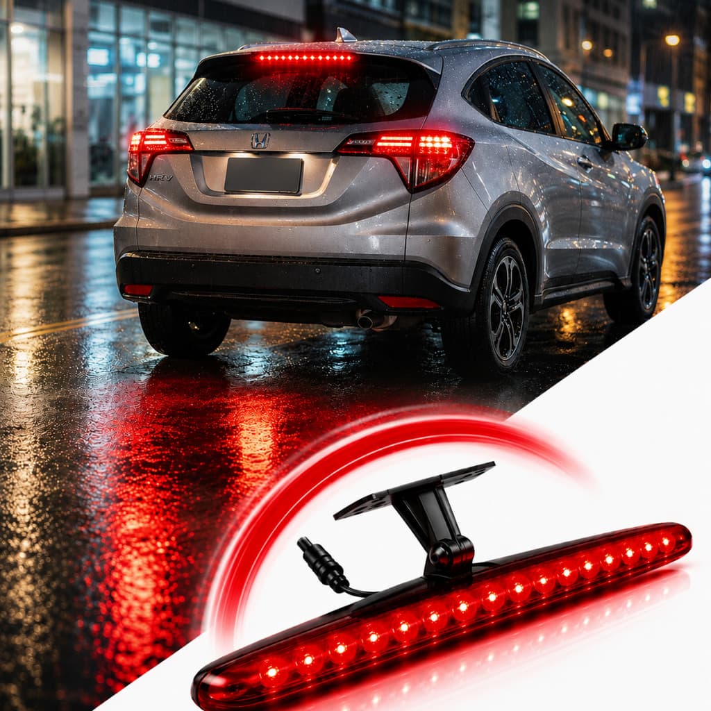 Luz de Freio LED 20 Leds 26cm 12V Brake Light Alta Intensidade Universal Carro