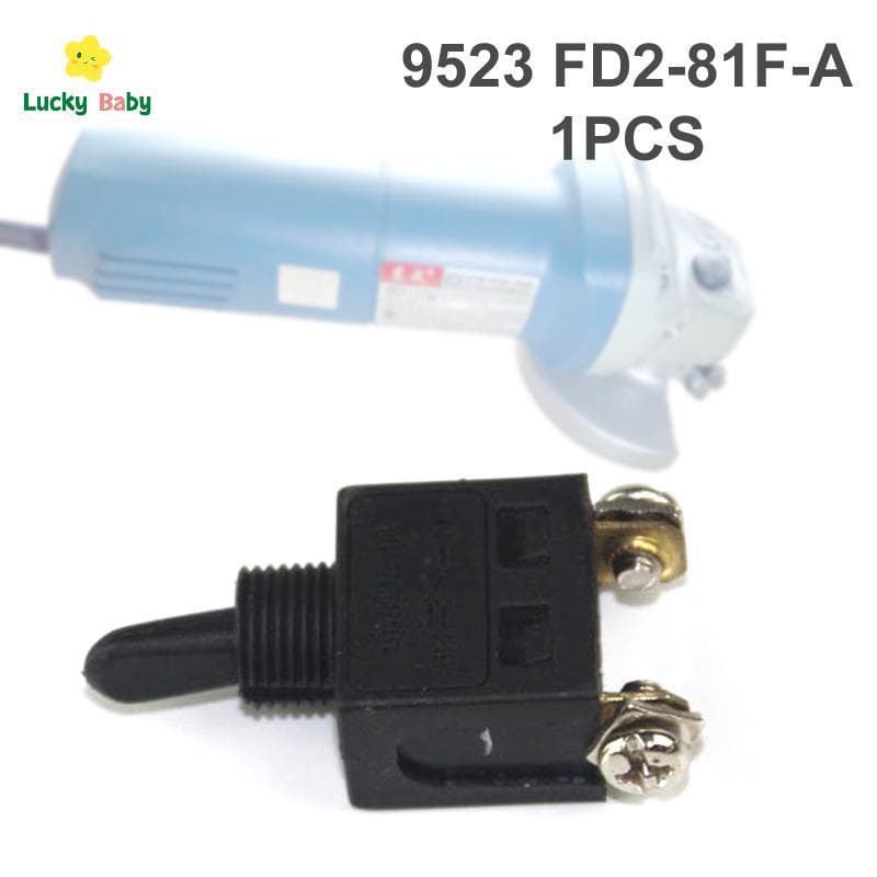 [Luckybaby-t] 1 Peça 8 (A) 250V 9523 Interruptor Para Ferramenta Elétrica Em Miniatura FD2-8/1F-Rebarbadora Bons Produto