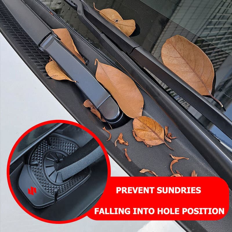 2 peças de capa protetora contra poeira para o orifício do limpador de para-brisa do carro são aplicáveis para Suzuki SW