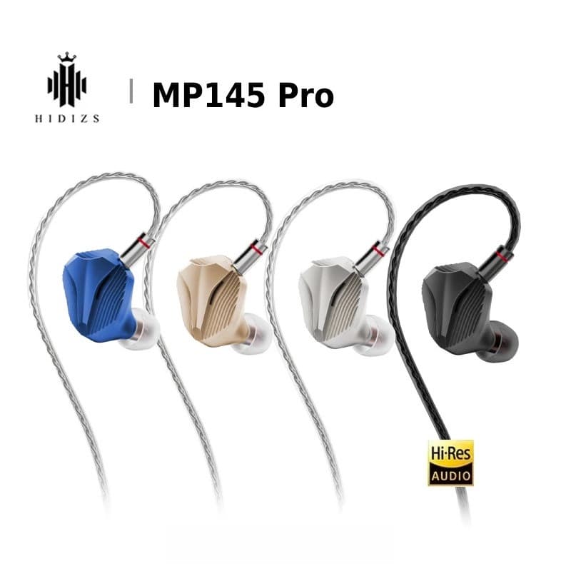 HIDIZS MP145 PRO Monitores De Áudio De Alta Resolução 14.5 Mm Driver Magnético Planar Fone De Ouvido Intra-Auricular 0.7