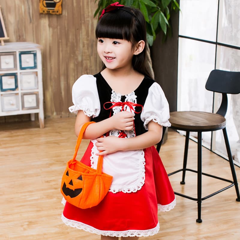 Chapeuzinho Vermelho Mostrar Roupas de Menina Vestido de Princesa Traje Halloween Crianças Traje Menina Bebê cosplay