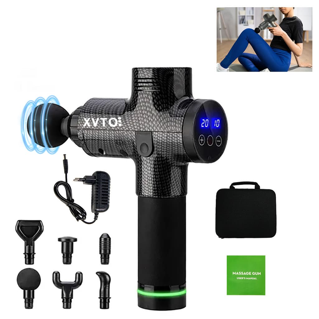 Massageador Elétrico Profissional Muscular Pistola Portátil Massagem