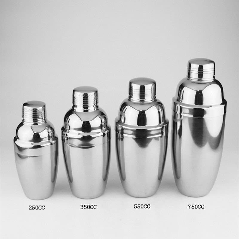 250ml estilo japonês utensílios de bartender aço inoxidável bartender vidro shaker shaker shaker ferrament