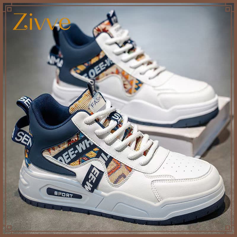 Sapatos masculinos de alta qualidade 2026 primavera novo estilo respirável All-Match tênis casuais superfície de couro e