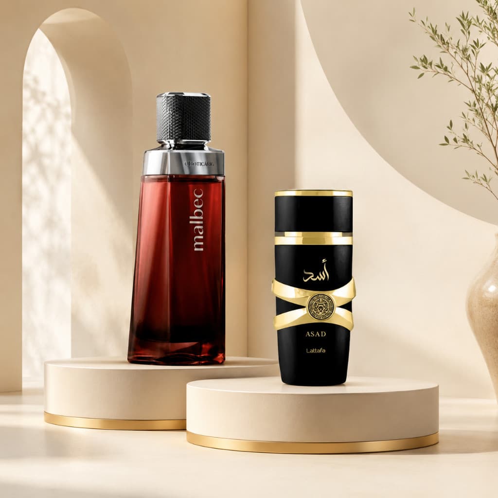 Kit Perfume Masculino Arabe Assad + Mbeck Amadeirado Alta Fixação Premium 100ml Perfume Corporal