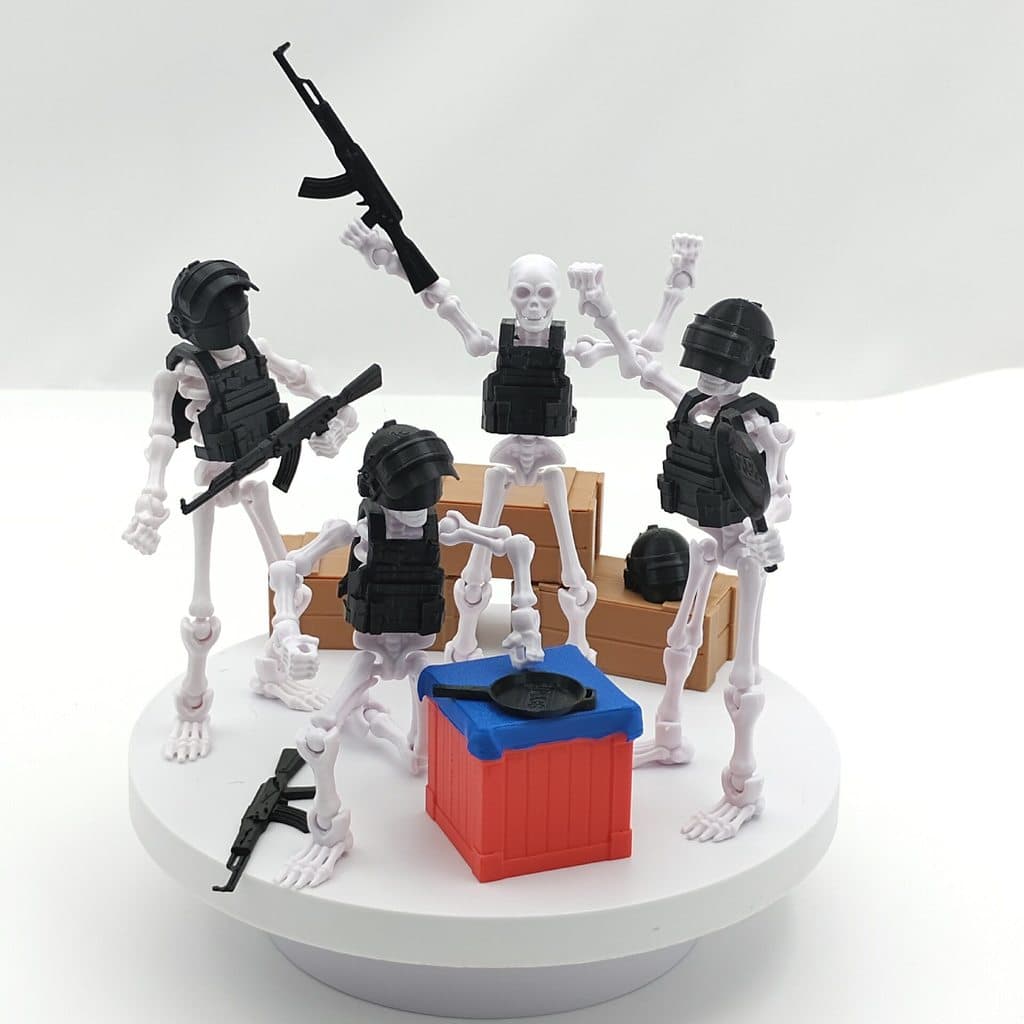 Figura de ação de boneca com impressão de manequim Lucky Joint