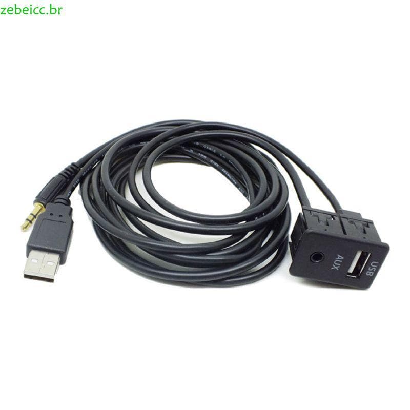 zebeicc Adaptador Extensão Painel USB Montagem Embutida Para Carro