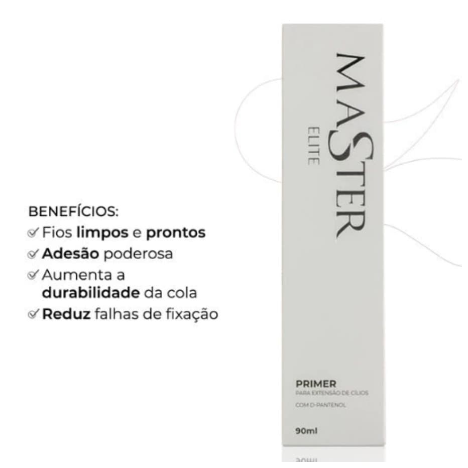 Acqua Elite Master Primer 45ml Para Extensão De Cilios