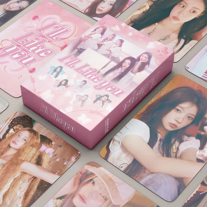 55 Peças/conjunto Álbum de Fotos Kpop ILLIT I Like You Cartões Fotográficos Lomo Para Fãs Coleção HD de Alta Qualidade I